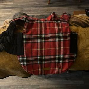 Red Plaid Dog Jacket